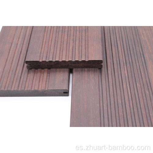 Open Air Park aplicado Bamboo Deck Darking Outdoor Dark